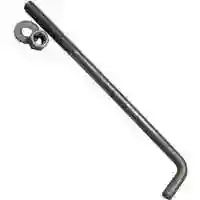 Galv Anchor Bolt, 1/2&quot;X10&quot;