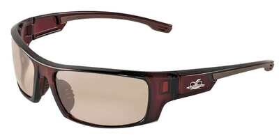 Dorado Sunglasses, Silver Mirror/Red to Black