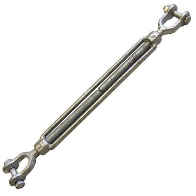 HD Galv Turnbuckle, 5/8&quot;X9&quot;  3500Lbs WLL