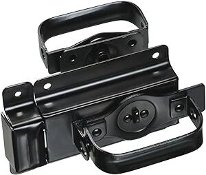HD Barn Door Latch, 3&quot; Black