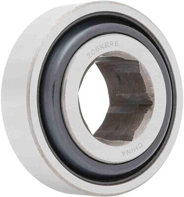 Hex Bore Ag Bearing, 1.000&quot;X2.441&quot;X 0.9450&quot;X0.630&quot;