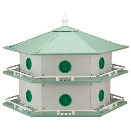 Heath AH-12D Aluminum Hexagon Purple Martin House, 12-Rooms