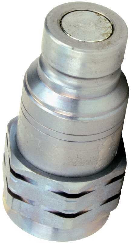Flat Face Male Hydraulic Coupler, 1/2&quot;X1-1/16&quot;ORB