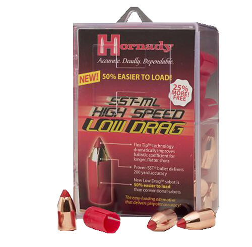 Hornady SST &amp; GMXML .45 Cal, 250Gr Bullets w/Low Drag .50 Cal Sabots, 20Pk