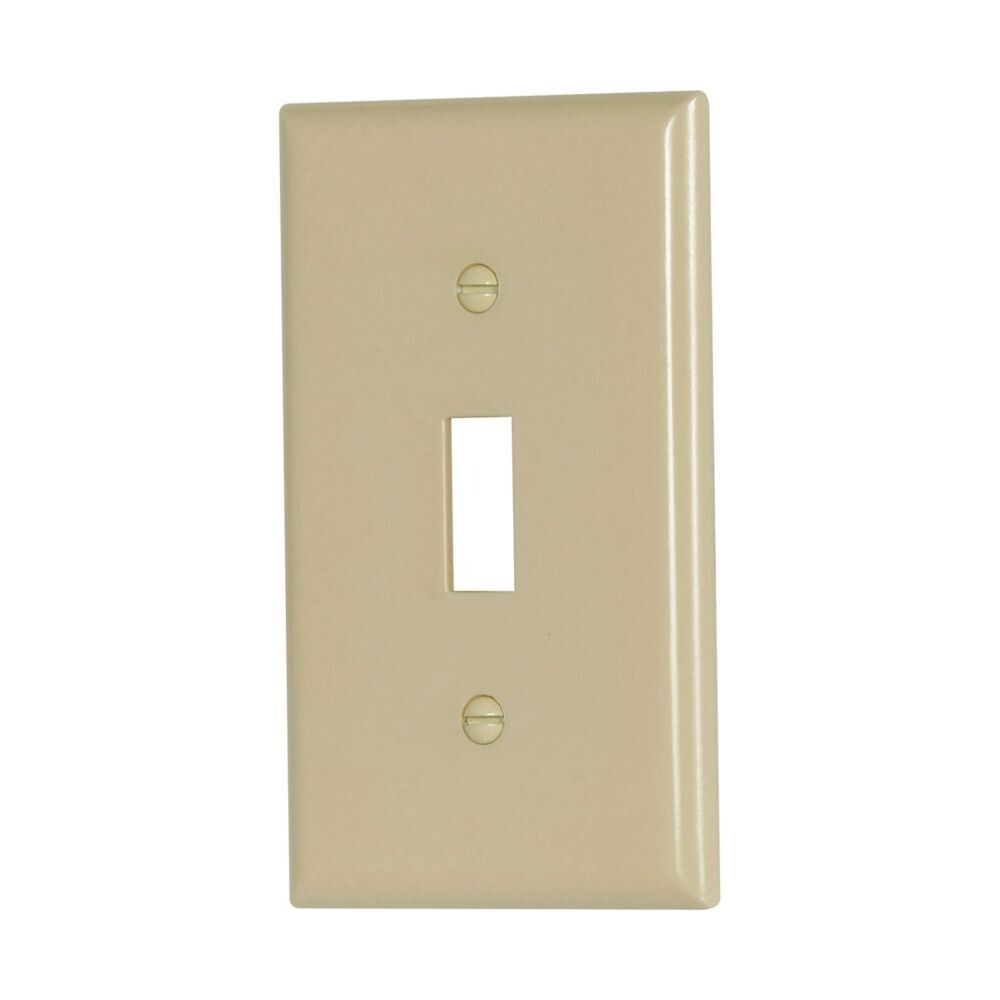 Eaton 2134V Ivory 1G Thermoset Switch Covers, 10-Pk.