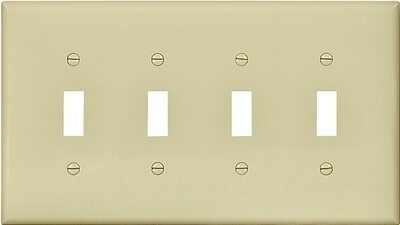 Eaton PJ4V Unbreakable Mid-Sized Ivory 4G Switch Cover