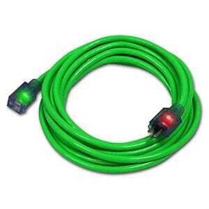 Green Pro-Style Extension Cord, 12/3X100Ft