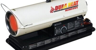 DuraHeat DFA80T Forced Air Ready Heater, 80,000 Btu