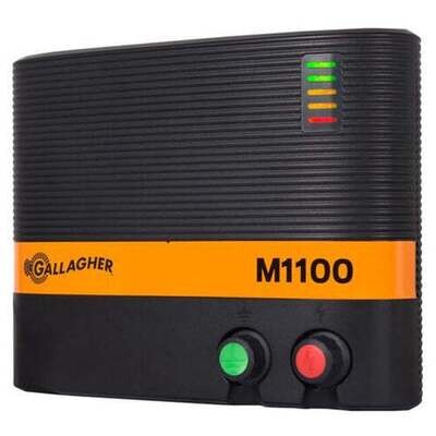 Gallagher M1100 G324504 Electric Fence Charger, 110V, 280-650 Acres, 11.0J