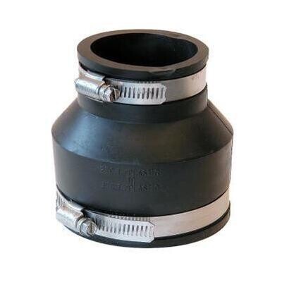 Fernco Coupler, 3&quot;X2&quot;