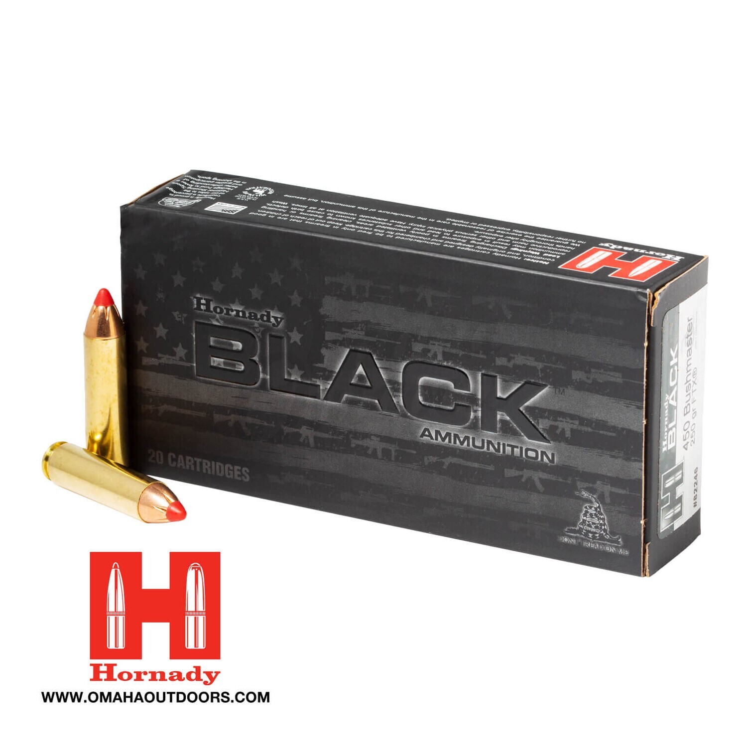 Hornady Black 450 Bushmaster Ammo, 250-Grain FTX®