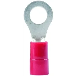 GB 20-102 Red Ring Terminals, 22-16Ga X #10,  22Pk
