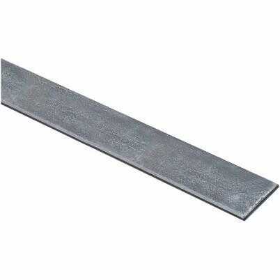 National Hardware N180-059 ZP Steel Flat Bar, 1/8&quot;X1-1/4&quot;X48&quot;