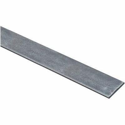 National Hardware N180-059 ZP Steel Flat Bar, 1/8&quot;X1-1/4&quot;X48&quot;