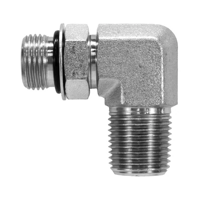 Hydraulic Ell Adaptor, 1/4&quot;MB X 1/4&quot;MP