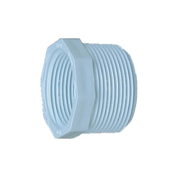 LASCO 439168BC PVC Reducer Bushing, 1-1/4&quot;X1&quot; MPTxFPT