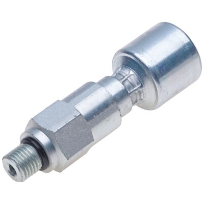 Hydraulic Fitting, 1/4&quot;X1/4&quot; Male Boss O-Ring Swivel