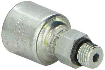 Hydraulic Fitting, 1/4&quot;X1/4&quot; Male Boss O-Ring