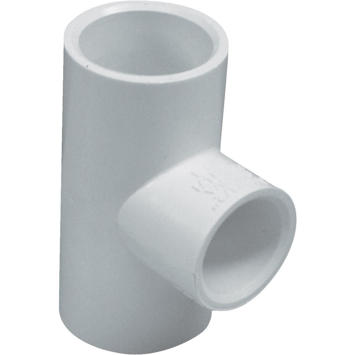 LASCO 401101BC PVC Sch40 Reducing Tee, 3/4&quot;X1/2&quot;
