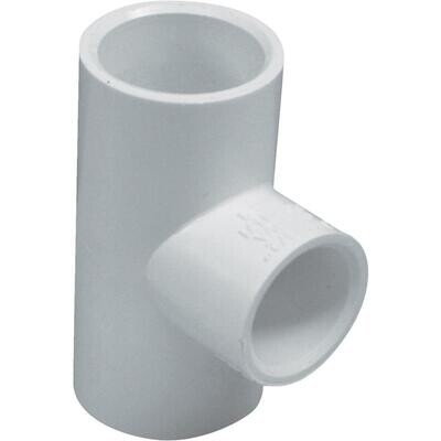 LASCO 401101BC PVC Sch40 Reducing Tee, 3/4&quot;X1/2&quot;