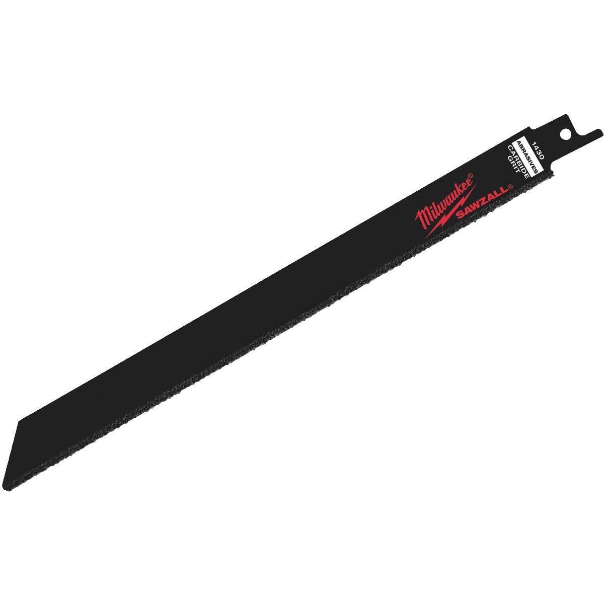 Milwaukee 48-00-1430 Super SawzAll Cast Iron Cutting Blades, 9&quot;-Tungsten Carbide Grit, 3Pk