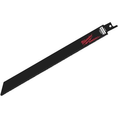 Milwaukee 48-00-1430 Super SawzAll Cast Iron Cutting Blades, 9&quot;-Tungsten Carbide Grit, 3Pk