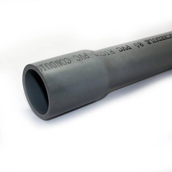 PVC Sch80 Conduit, 4&quot;X10&#39;