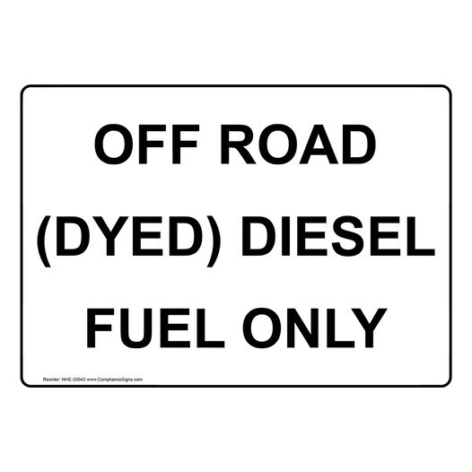 Off Road Dyed Diesel Fuel