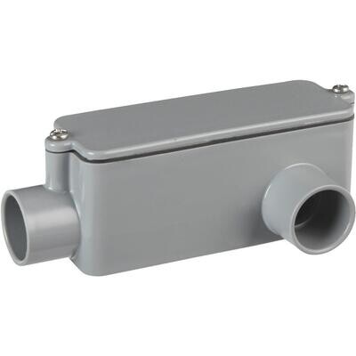 Carlon E984E-CTN PVC Conduit Body, 3/4&quot; Type LL