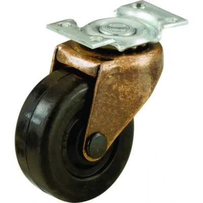 Shepherd Hardware 9346 Plate Swivel Caster, 2&quot; 80Lb WLL, 2Pk