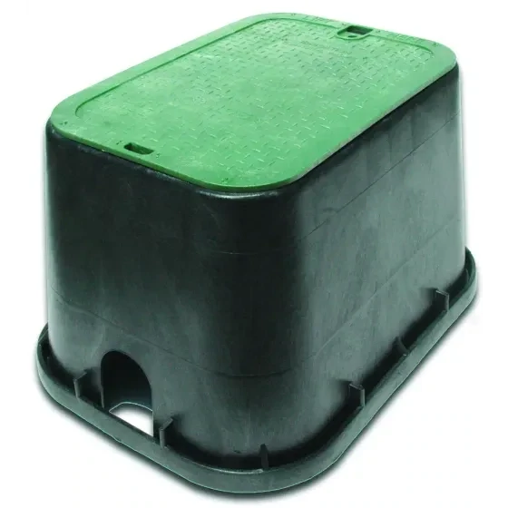 NDS 113BC Standard Series Valve Box w/Green ICV Cover, 14&quot;X19&quot;
