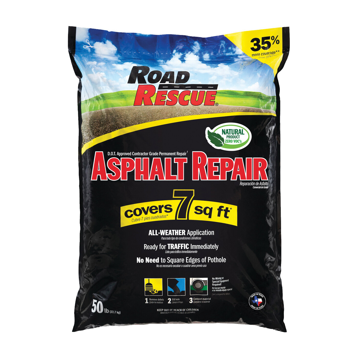 Road Rescue AP-50 Asphalt Patch, 50Lb