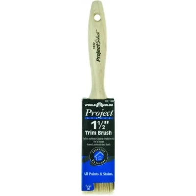 Linzer 1832-1.5 Wood Handle/Poly Bristle Paint Brush, 1-1/2&quot;