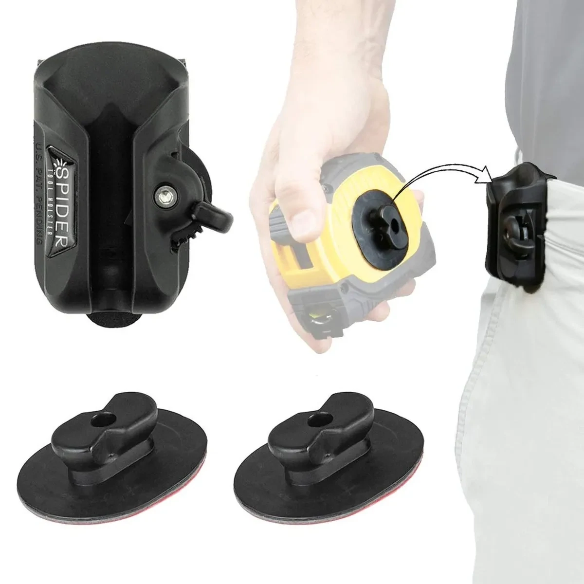 Spider Tape Measure &amp; Hammer Holster Kit