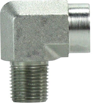 Hydraulic Ell Adaptor, 1/4&quot;MP X 3/8&quot;FP