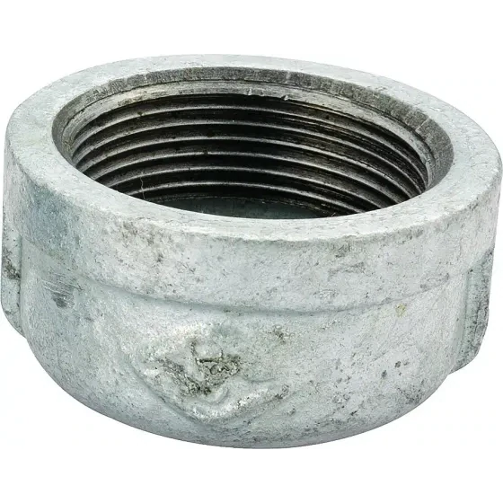 ProSource 18-11/4G Galv. Steel Pipe Cap,  1-1/4&quot;