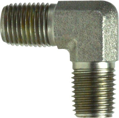 Hydraulic Ell Adaptor, 3/4&quot;MP X 3/4&quot; MP