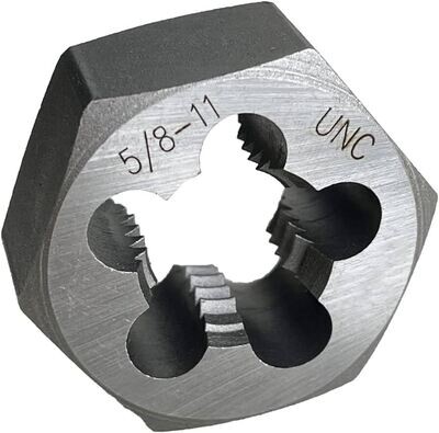 Irwin 6852 Hex Thread Die, 5/8&quot;-11