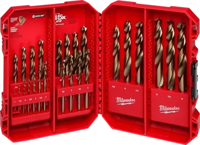 Milwaukee RED HELIX™ Cobalt Metric Drill Bit Set – 25PC