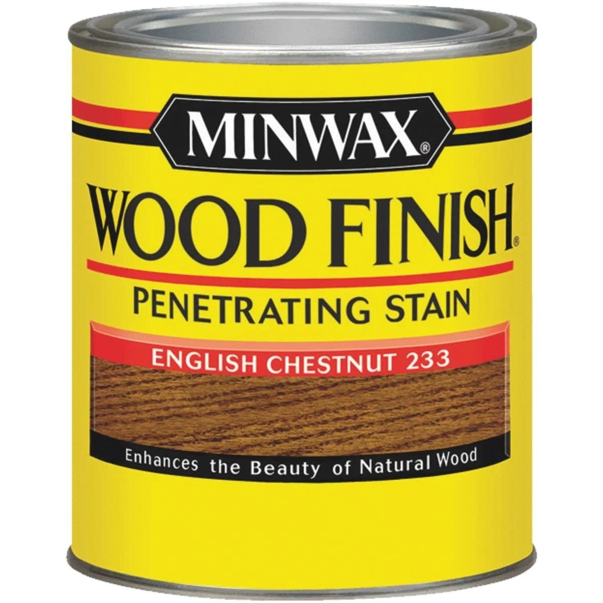 Minwax 223304444 English Chestnut Wood Stain, 1/2Pt
