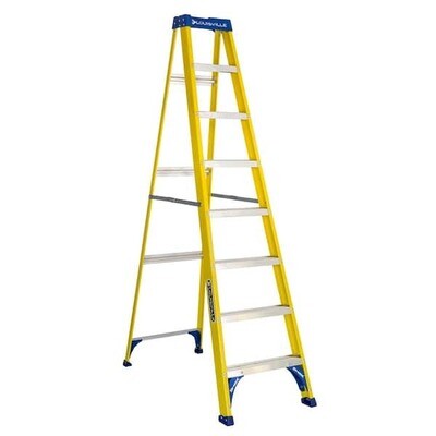 Louisville Ladder FS2008 Fiberglass Stepladder, 8Ft Type1(250lb)