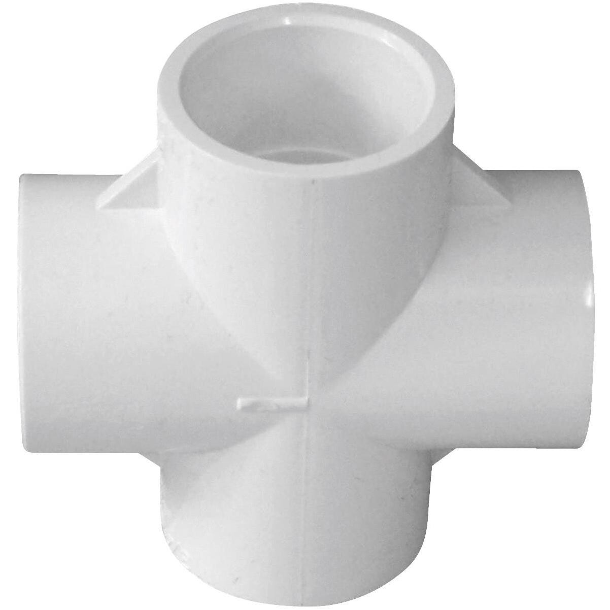LASCO 420007BC PVC Sch40 Cross, 3/4&quot;