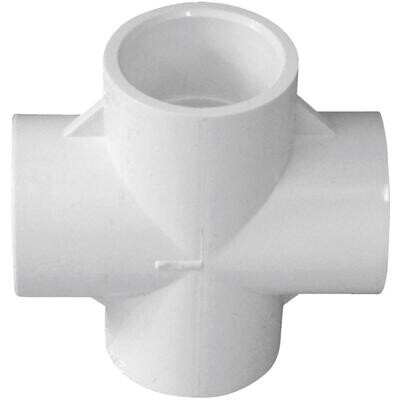 LASCO 420007BC PVC Sch40 Cross, 3/4&quot;
