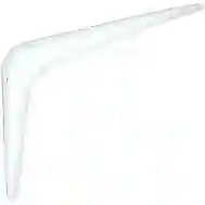 National Hardware N218-891 White Shelf Bracket,  6&quot;X8&quot;  100Lb WLL