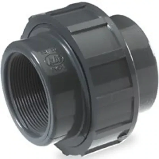 NDS U-1250-T Sch80 Threaded PVC Union, 1-1/4&quot;