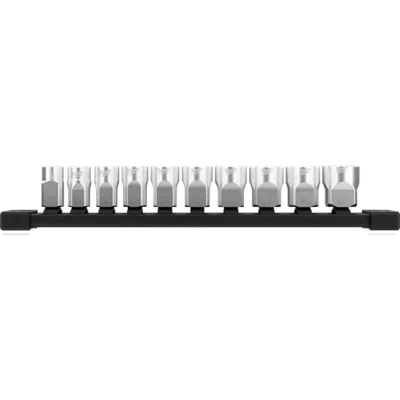 Milwaukee 3/8&quot; Drive 10PC Metric Socket Set on Rail