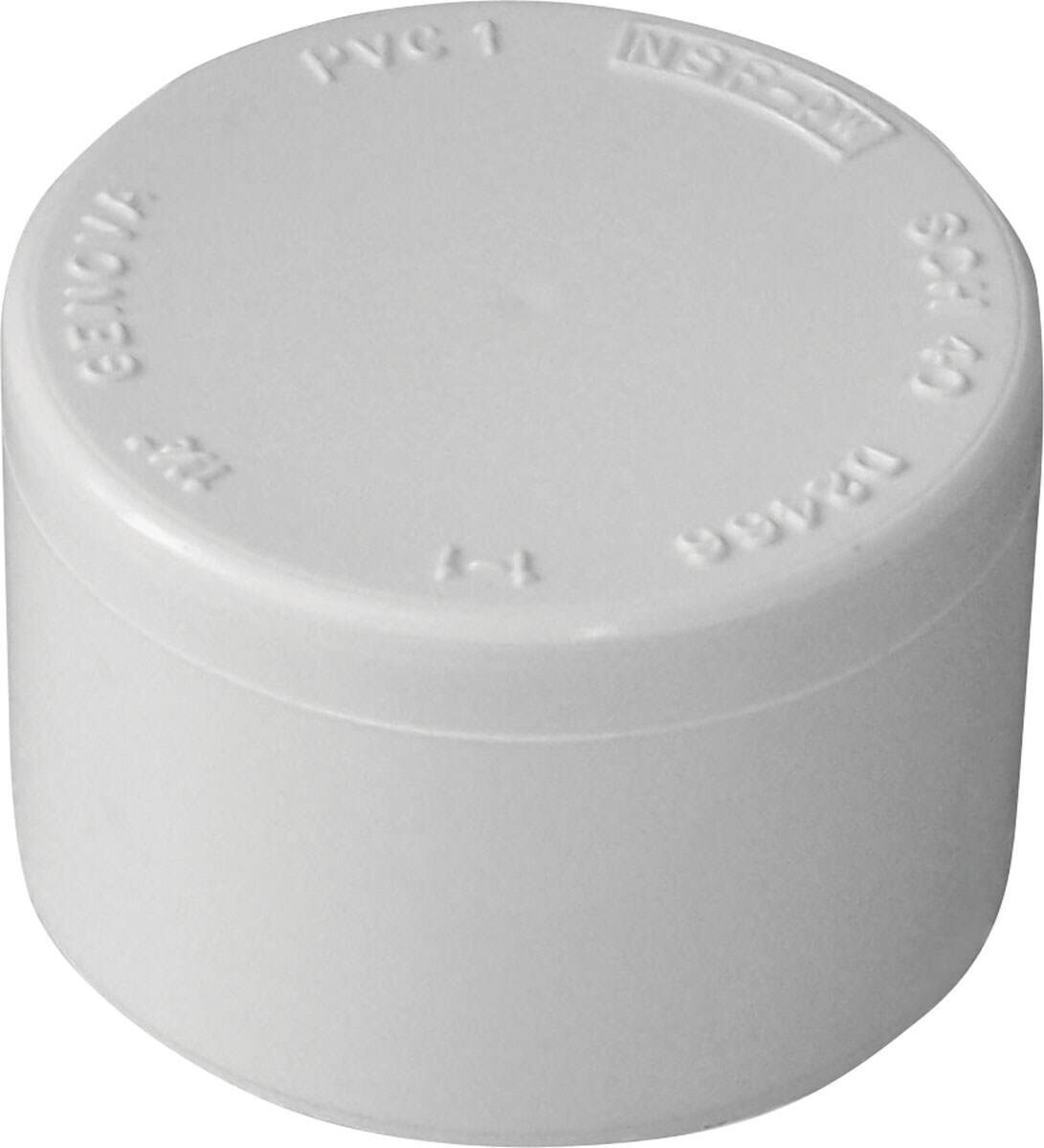 LASCO 447005BC PVC Sch40 Cap, 1/2&quot;
