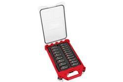 Milwaukee 19PC Shockwave®3/8 DR Deep Metric  Impact Socket Set in PackOut Kit, 6mm to 24mm