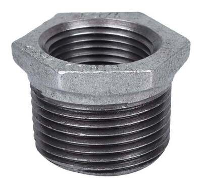 ProSource 35-2X11/2G Galv. Steel Pipe Bushing, 2&quot;X1-1/2&quot;