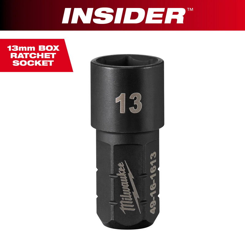 Milwaukee INSIDER™ Box Ratchet Metric Socket, 13mm